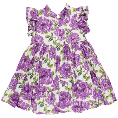 Girls Dress | Jennifer- Purple Peonies | Pink Chicken - The Ridge Kids