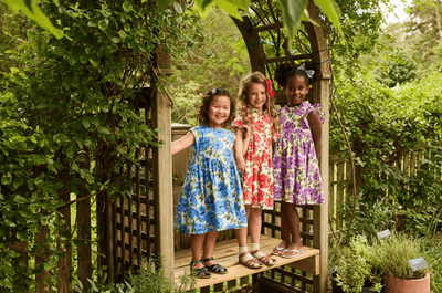 Girls Dress | Jennifer- Purple Peonies | Pink Chicken - The Ridge Kids