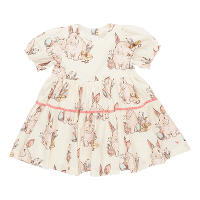 Girls Dress | Maribelle Dress - Bunny Friends | Pink Chicken - The Ridge Kids