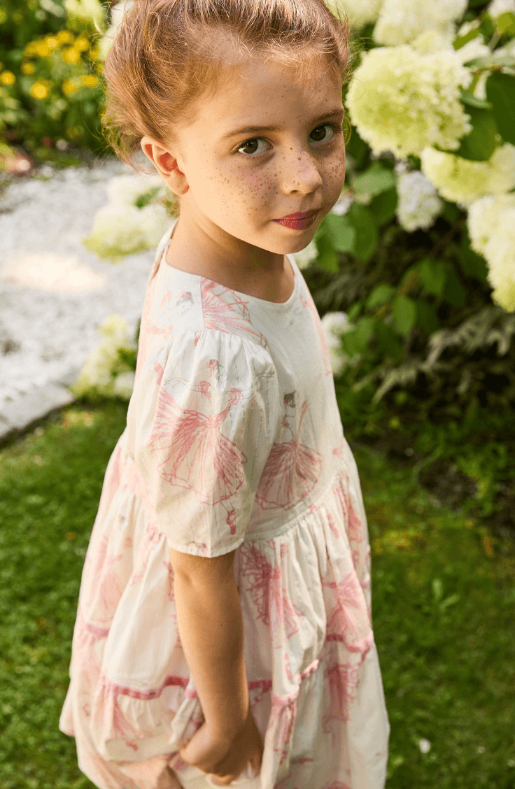 Girls Dress | Meredith- Ballerinas | Pink Chicken - The Ridge Kids