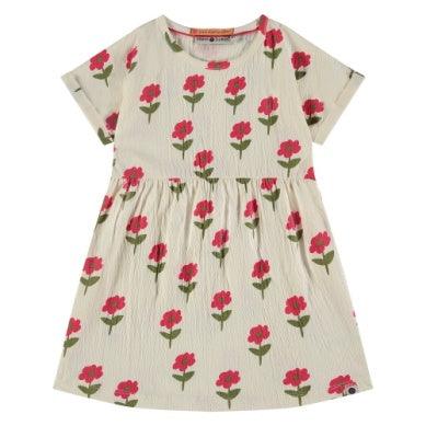 Girls Dress | Short Sleeve- Red Flower | BABYFACE - The Ridge Kids