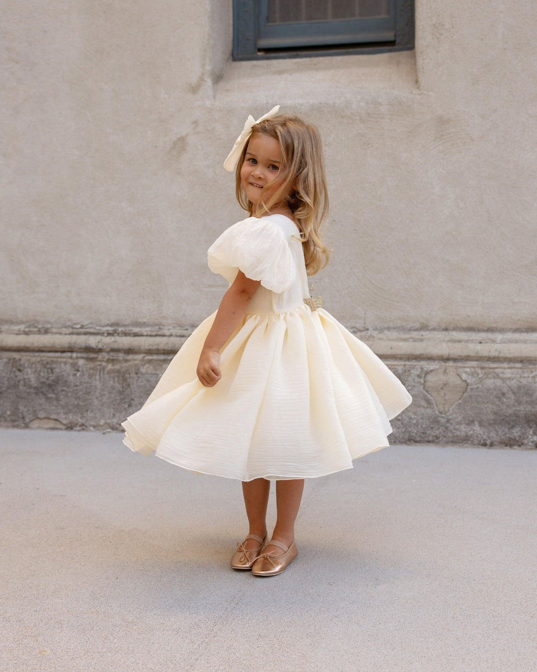 Girls Dress | Sofia Dress in Ivory | Noralee The Ridge Kids Girls Dress | Sofia Dress in Ivory | Noralee The Ridge Kids