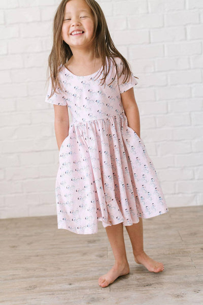 Girls Dress| Classic Twirl- Dalmatian | Ollie Jay - The Ridge Kids