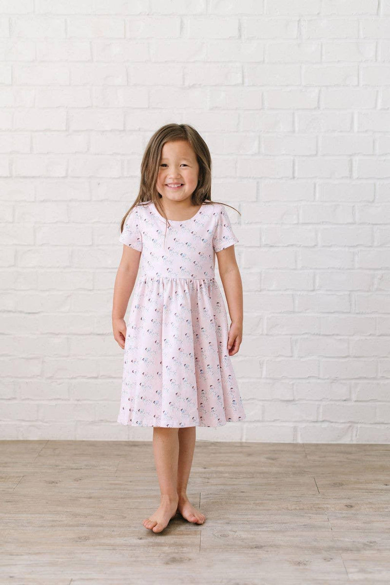 Girls Dress| Classic Twirl- Dalmatian | Ollie Jay - The Ridge Kids