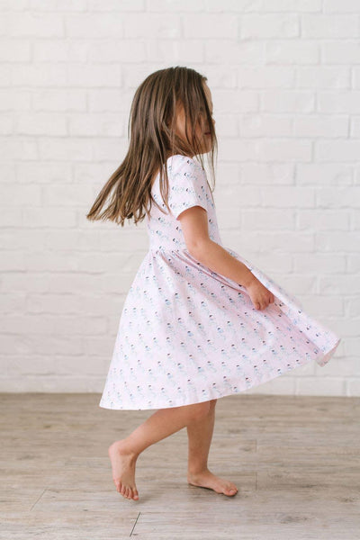 Girls Dress| Classic Twirl- Dalmatian | Ollie Jay - The Ridge Kids