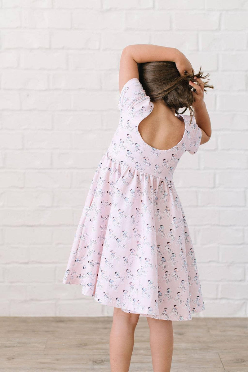 Girls Dress| Classic Twirl- Dalmatian | Ollie Jay - The Ridge Kids