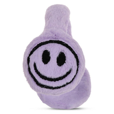 Girls Earmuffs | Lavender Smiles Furry Earmuffs | Iscream - The Ridge Kids