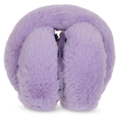 Girls Earmuffs | Lavender Smiles Furry Earmuffs | Iscream - The Ridge Kids