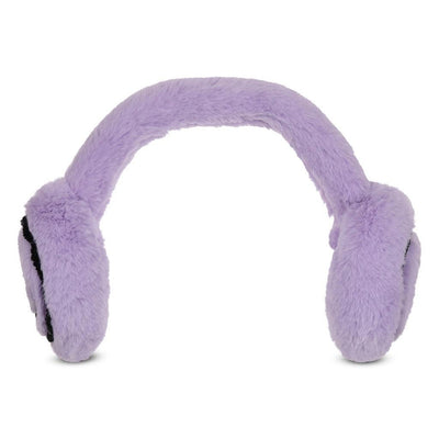 Girls Earmuffs | Lavender Smiles Furry Earmuffs | Iscream - The Ridge Kids