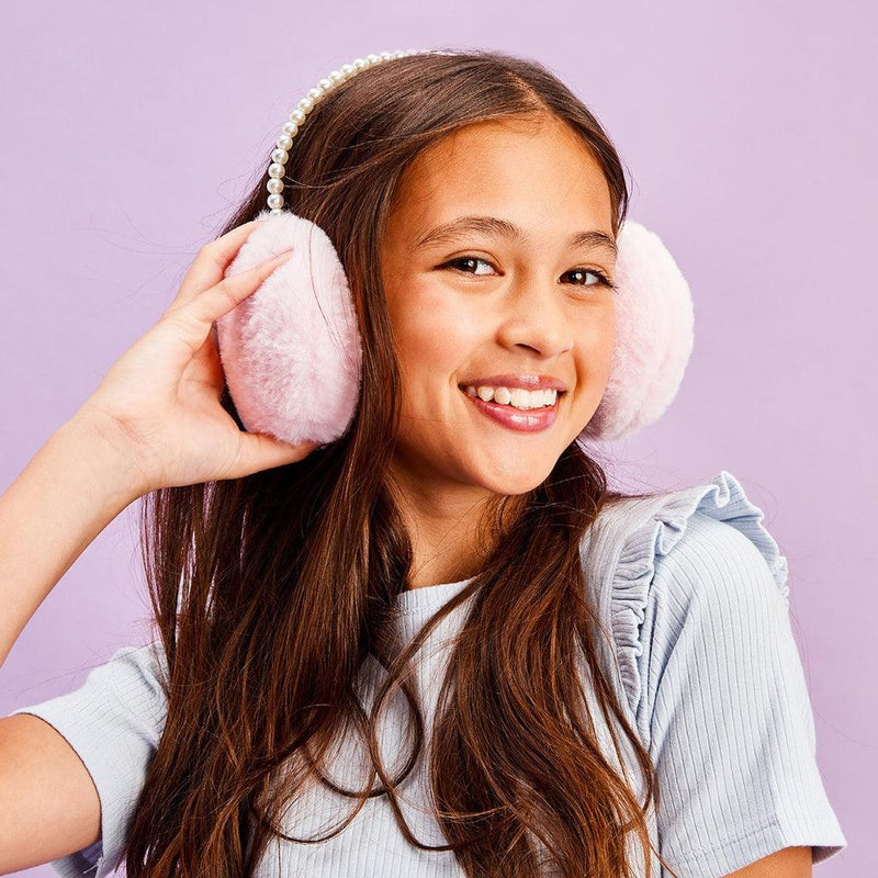 Girls Earmuffs | Pink Pearl | IScream - The Ridge Kids