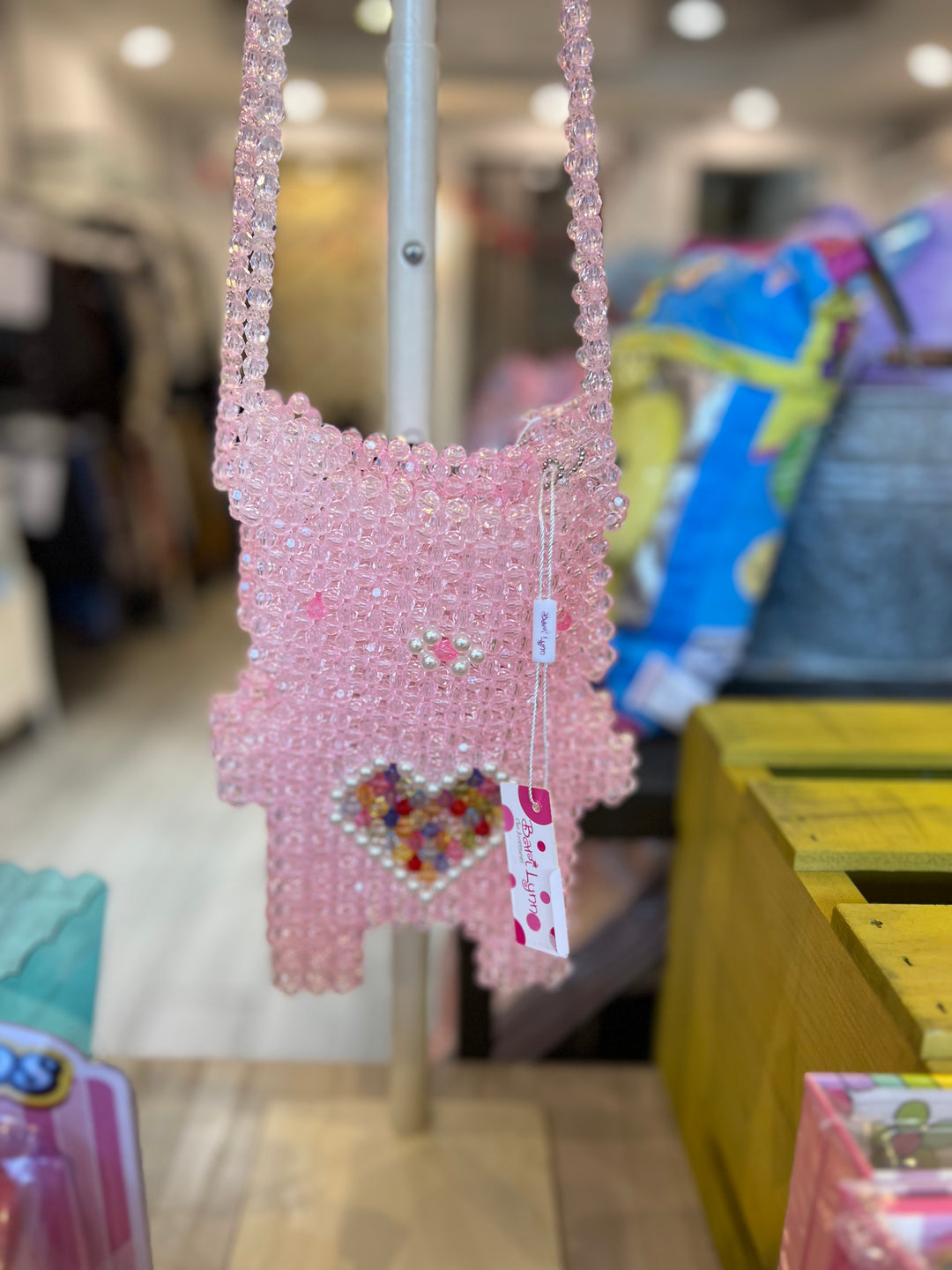 Girls Handbag | Gummy Bear - Pink Beaded | Bari Lynn Accessories - The Ridge Kids