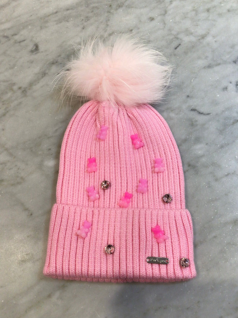 Girls Hat | Gummy Bear - Pink | Bari Lynn Accessories - The Ridge Kids