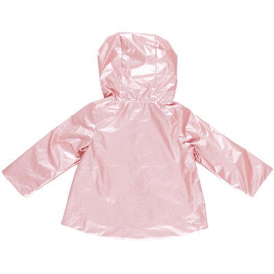 Girls Jackets | Rain Coat: Rafa- Pink Metallic | Pink Chicken - The Ridge Kids