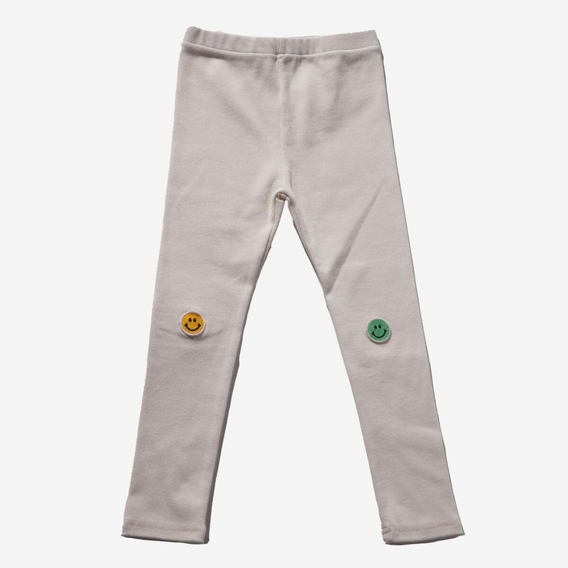 Girls Leggings | Multi Smile - Creme | Petite Hailey - The Ridge Kids