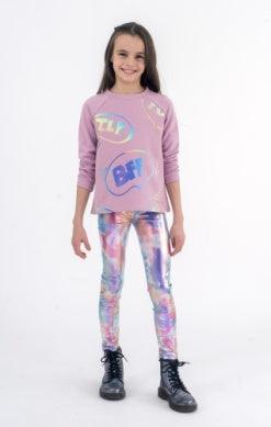 Girls Pants | Metallic Multi-Shine Legging | Appaman - The Ridge Kids