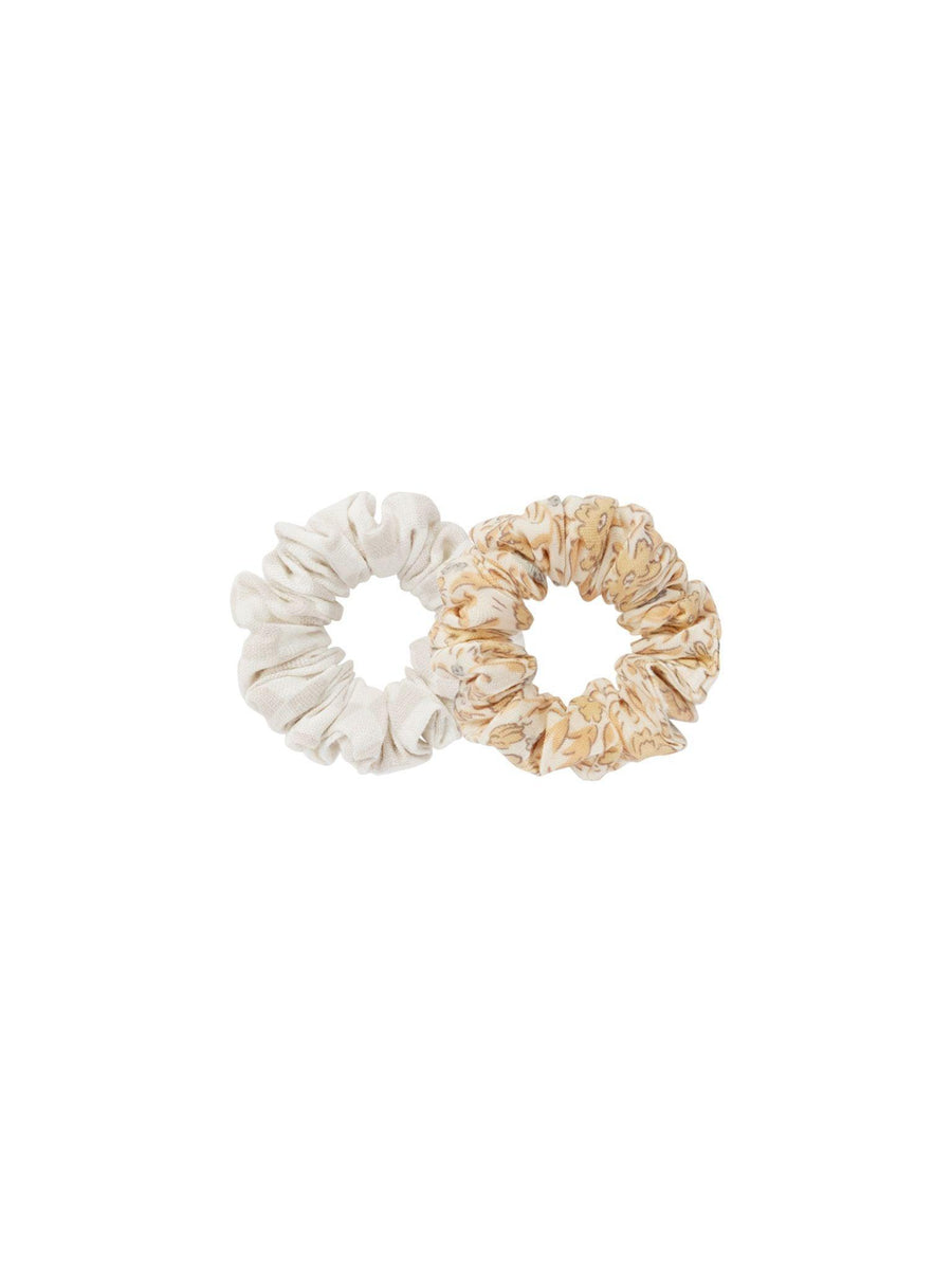 Girls Scrunchie Set | Dove Check, Blossom | Rylee and Cru - The Ridge Kids