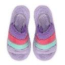 Girls Slippers | Purple, Pink & Blue Furry | IScream - The Ridge Kids