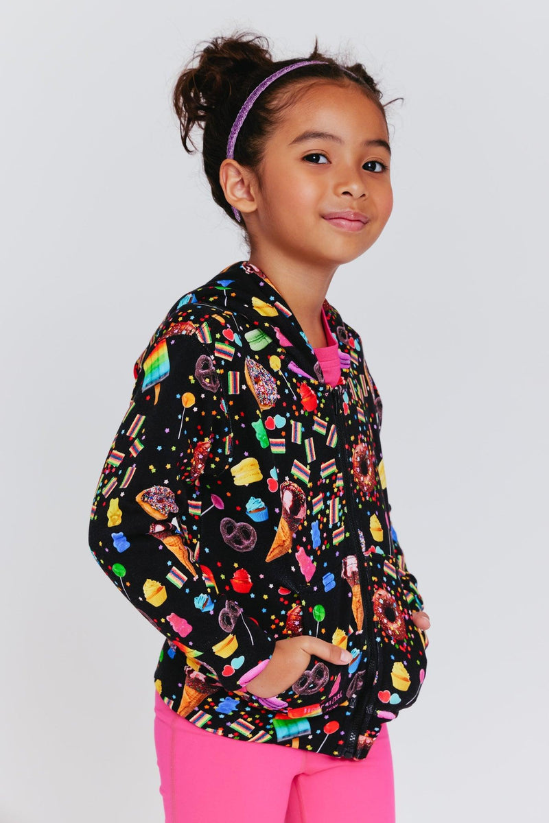 Girls Sweatshirt | Hoodie- Candy Spill | Terez - The Ridge Kids