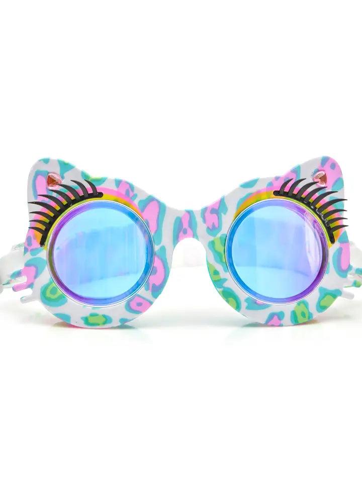 Girls Swimwear| Swim Goggles- Cat Frame | Bling2o - The Ridge Kids