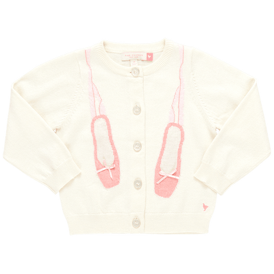 Girls Top | Ballet Cardigan Sweater | Pink Chicken - The Ridge Kids