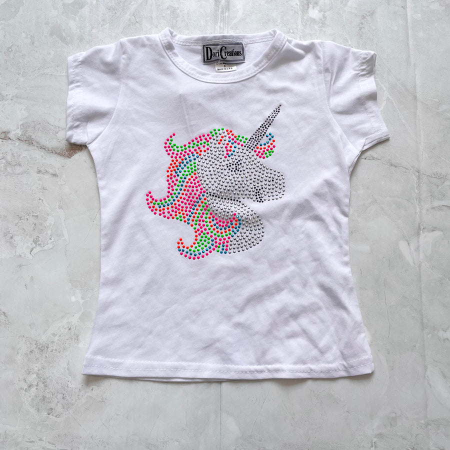 Girls Tops | Neon Unicorn | Dori Creations - The Ridge Kids