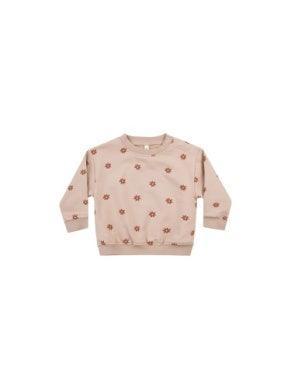 Girls Tops | Sweatshirt- Daisies | Quincy Mae - The Ridge Kids