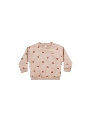 Girls Tops | Sweatshirt- Daisies | Quincy Mae - The Ridge Kids