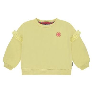 Girls Tops | Sweatshirts- Yellow | BABYFACE - The Ridge Kids