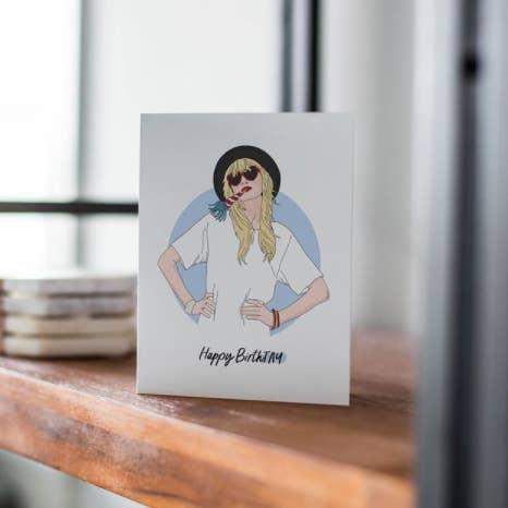 Greeting Card | Happy BirthTAY Taylor Swift Birthday Card| Sammy Gorin - The Ridge Kids