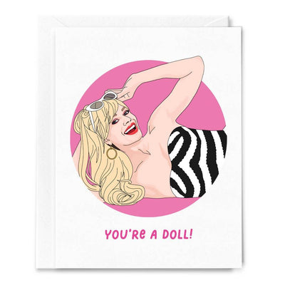 Greeting Card | You're a Doll, Margot Robbie, Barbie Movie | Sammy Gorin - The Ridge Kids