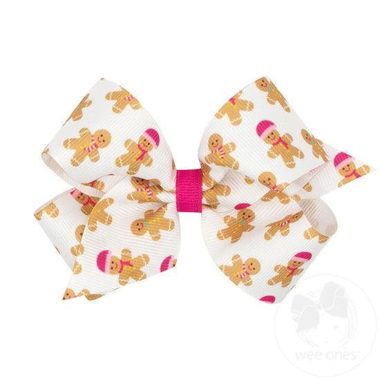 Grosgrain Bow | Medium: Hair Clip - Holiday Assorted | Wee Ones - The Ridge Kids