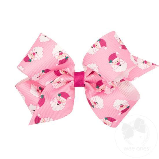 Grosgrain Bow | Medium: Hair Clip - Holiday Assorted | Wee Ones - The Ridge Kids