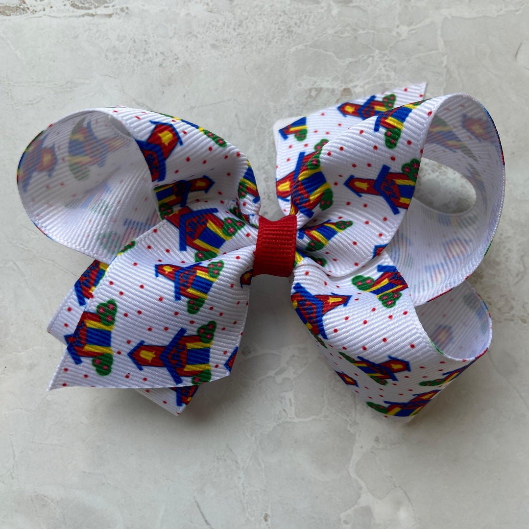 Grosgrain Bow | Medium- School House | Wee Ones - The Ridge Kids