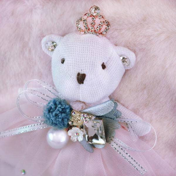 Handbags | Furry Princess Bear: Jumbo -PINK - The Ridge Kids