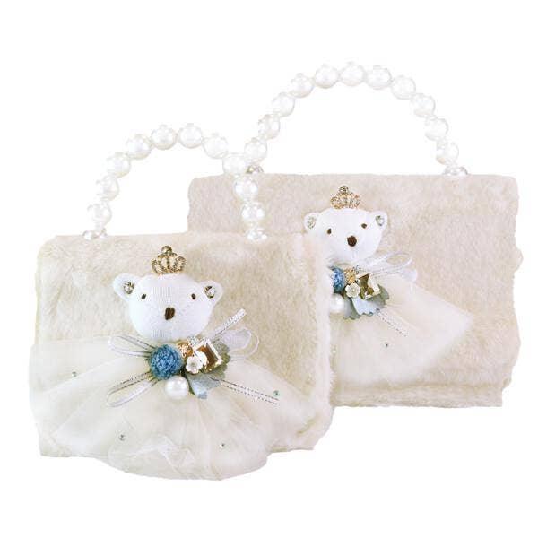 Handbags | Furry Princess Bear: Jumbo -PINK - The Ridge Kids