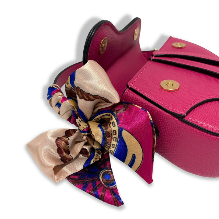 Handbags | Saddle Purse w/ Scarf -FUCHSIA | Doe a Dear - The Ridge Kids