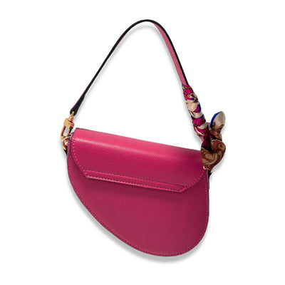 Handbags | Saddle Purse w/ Scarf- PINK | Doe a Dear - The Ridge Kids