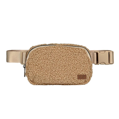 Handbags| Fleece Small Sherpa Fanny Pack | Fashion City - The Ridge Kids