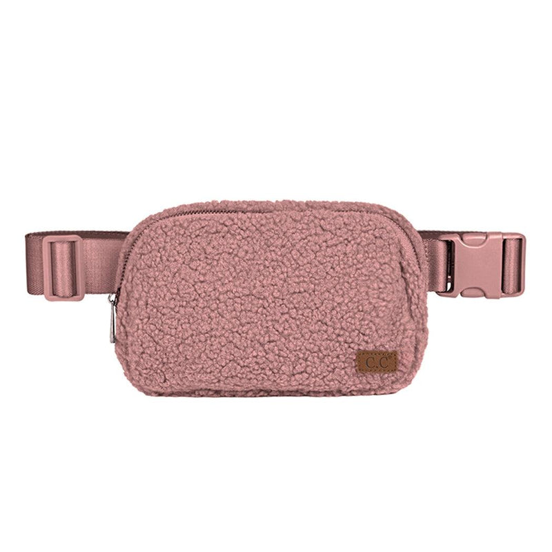 Handbags| Fleece Small Sherpa Fanny Pack | Fashion City - The Ridge Kids