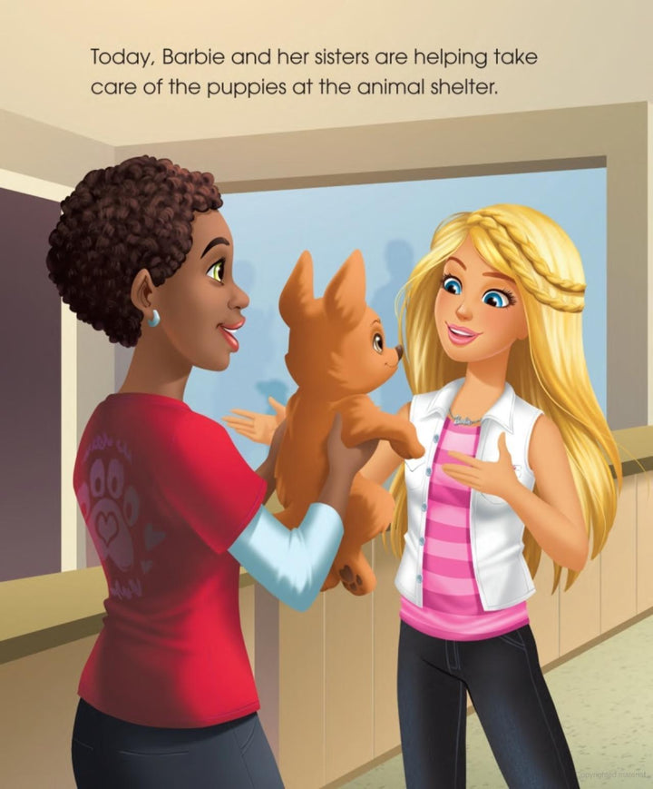 Hardcover Book | Barbie: My Book of Puppies | Little Golden Books - The Ridge Kids