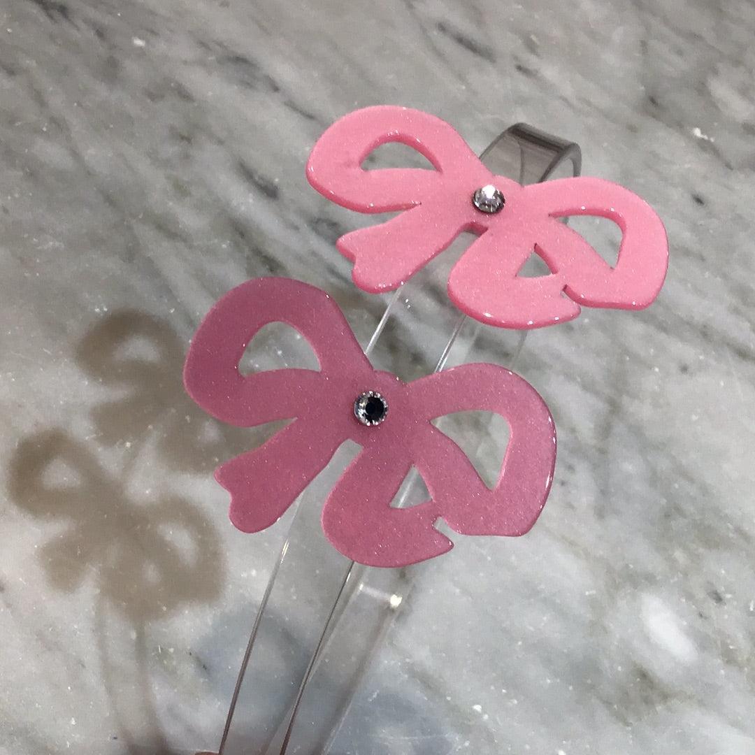Headband | Bows - Double Pink | Lilies and Roses NY - The Ridge Kids