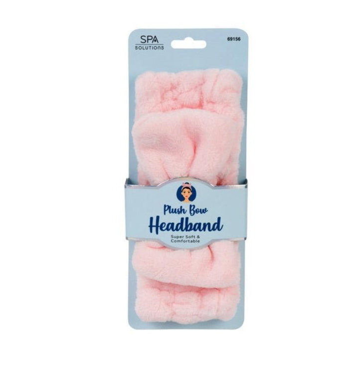 Headband |Spa Solutions Plush Bow Headband | Best Beauty Group - The Ridge Kids
