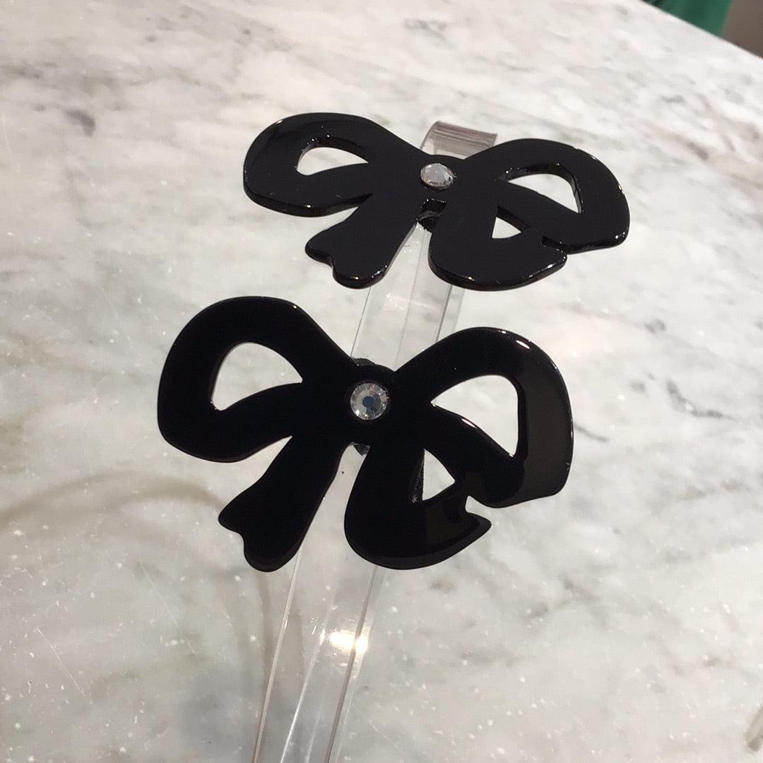 Headbands | Bows -Double Black | Lilies and Roses NY - The Ridge Kids