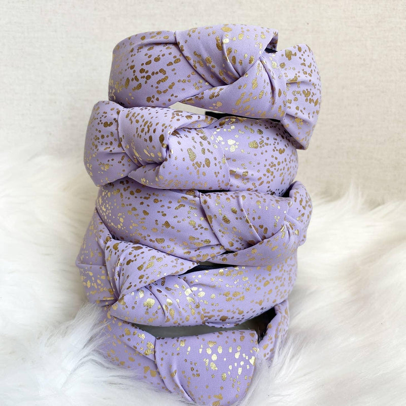 Headbands | Lavender and Gold Headband | Sandy + Rizzo - The Ridge Kids