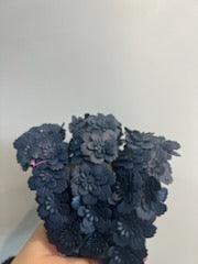 Headbands | Leather Flower Crystalized - Navy | Bari Lynn Accessories - The Ridge Kids