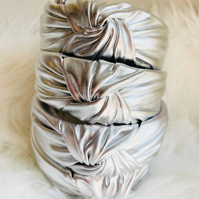 Headbands | Silver Metallic Headband | Sandy + Rizzo - The Ridge Kids