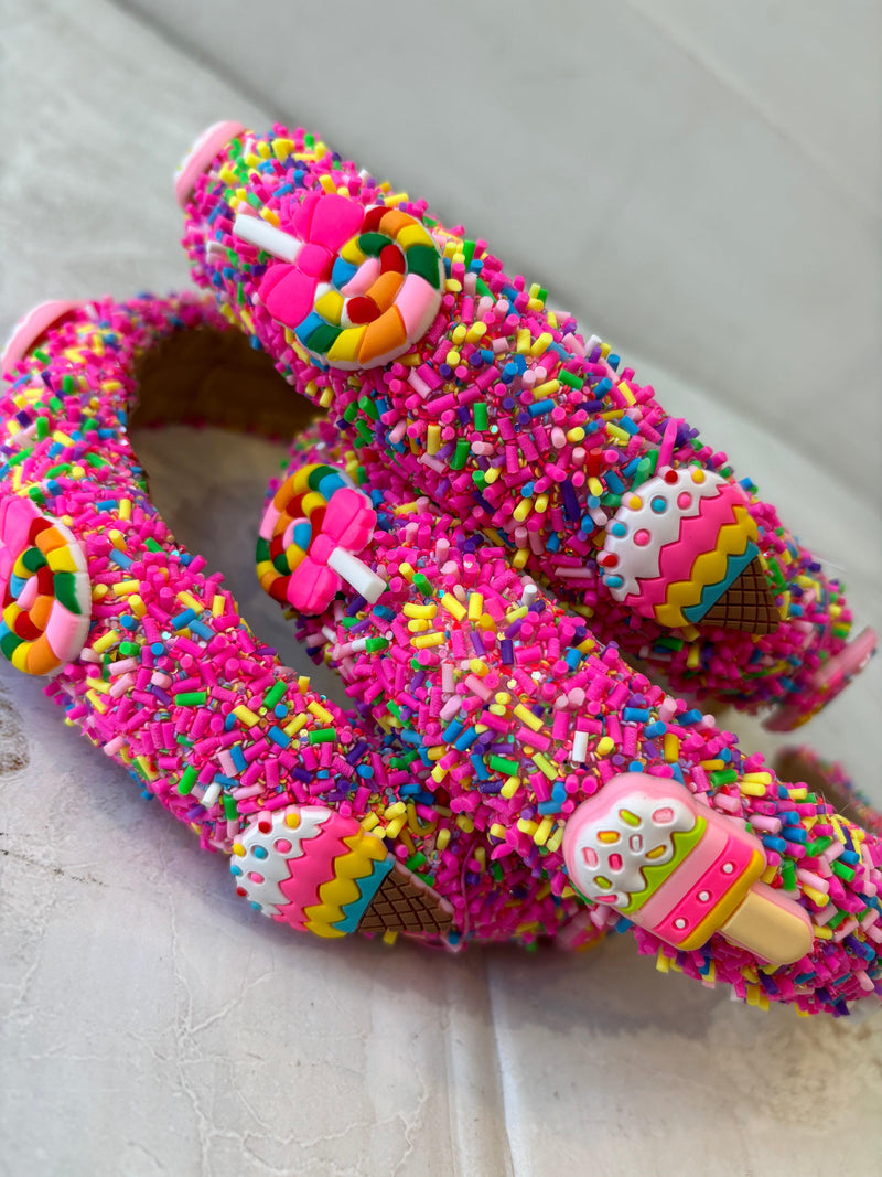 Headbands | Sprinkle Charm - Pink | Bari Lynn Accessories - The Ridge Kids