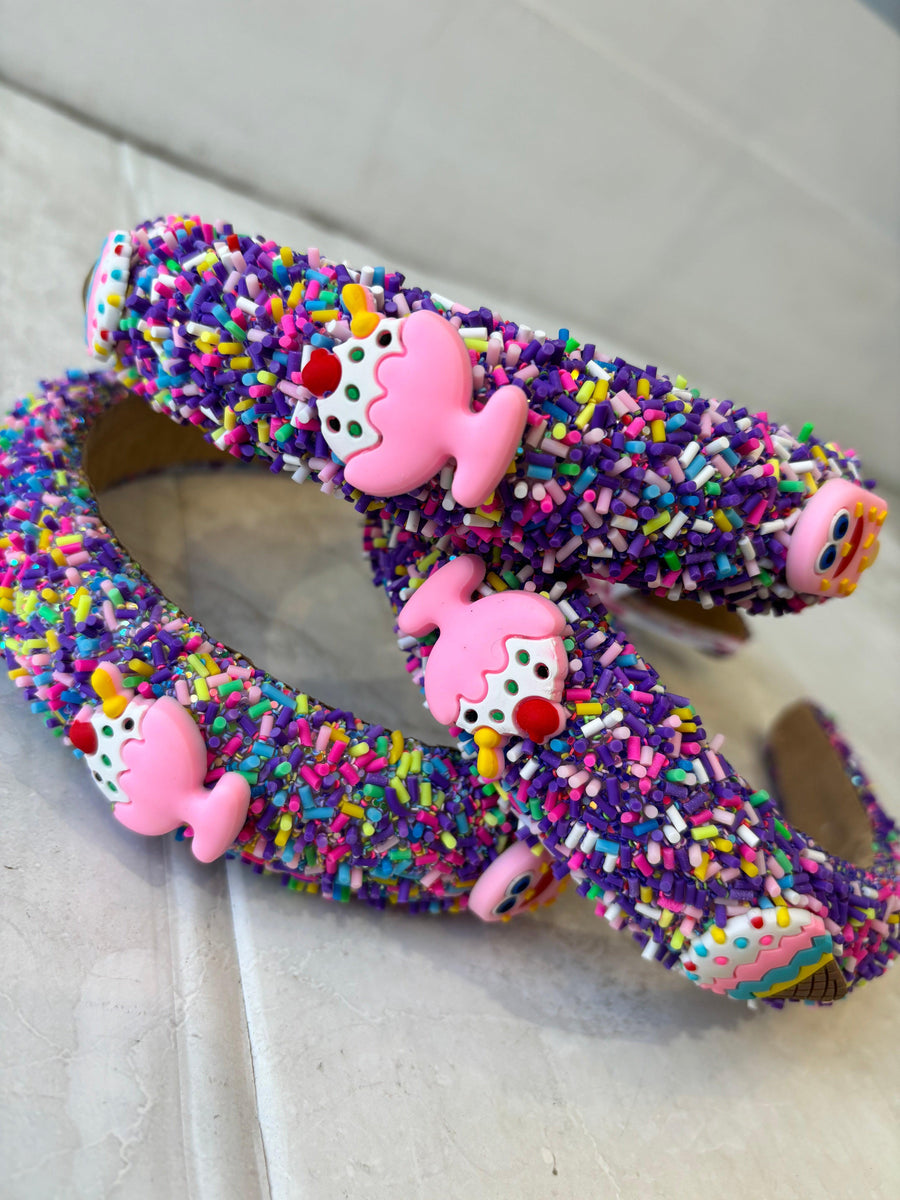 Headbands | Sprinkle Charm - Purple | Bari Lynn Accessories - The Ridge Kids