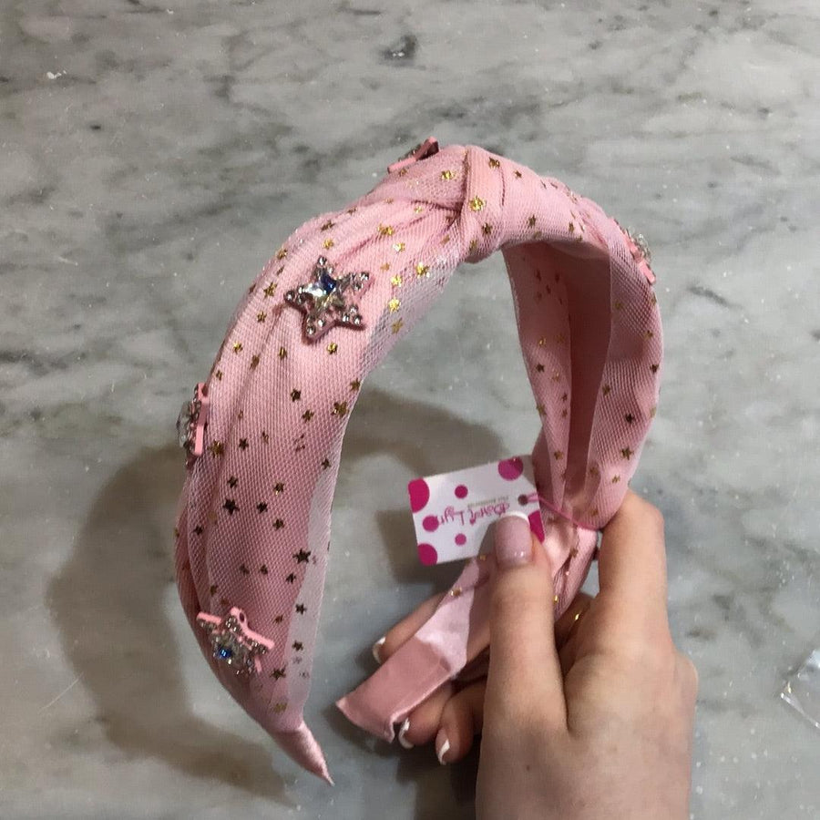 Headbands | Tulle Star- Pink | Bari Lynn Accessories - The Ridge Kids