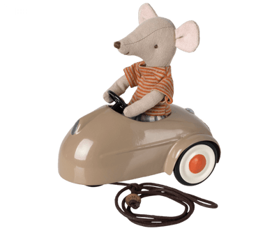 Heirloom Toy | Mouse Car- Brown | Maileg - The Ridge Kids